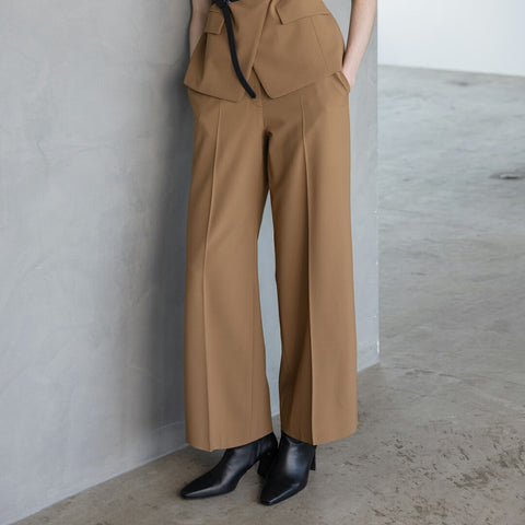New Standard & New Basic きれいめ ワイドパンツ