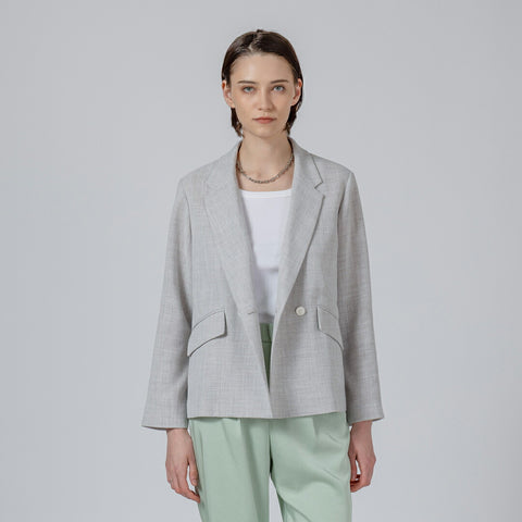 PLATINE Jute like cloth テーラードジャケット