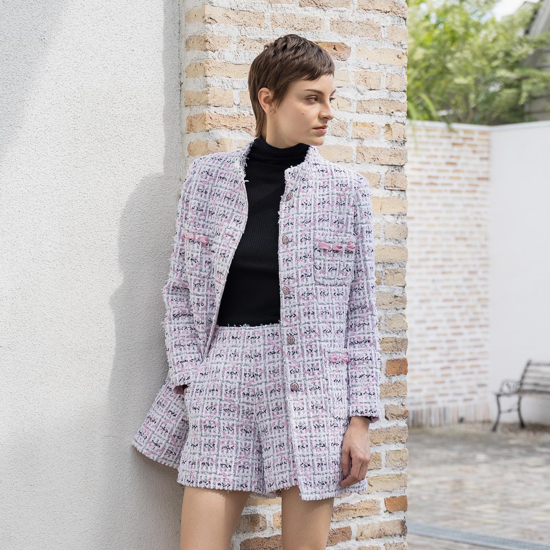 ミックスツイード ロングジャケット – 銀座マギー公式通販サイト