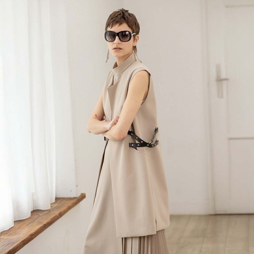 New Standard ＆ New Basic ノーカラー ロングジレ – 銀座マギー公式