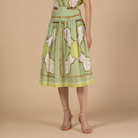 Natural Elegance クラシックギャザースカート