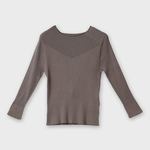 【手洗い可】PLATINE Comfortable lib クルーネック プルオーバー