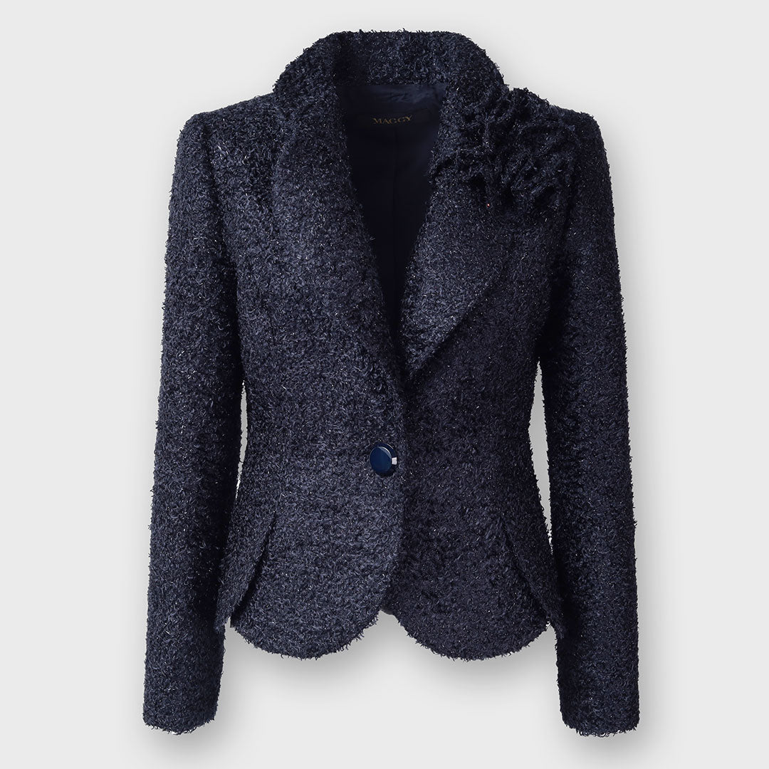 美品 フォーマルジャケット 銀座マギー ラメ入り ジャガード ジャケット – 銀座マギー公式通販サイト