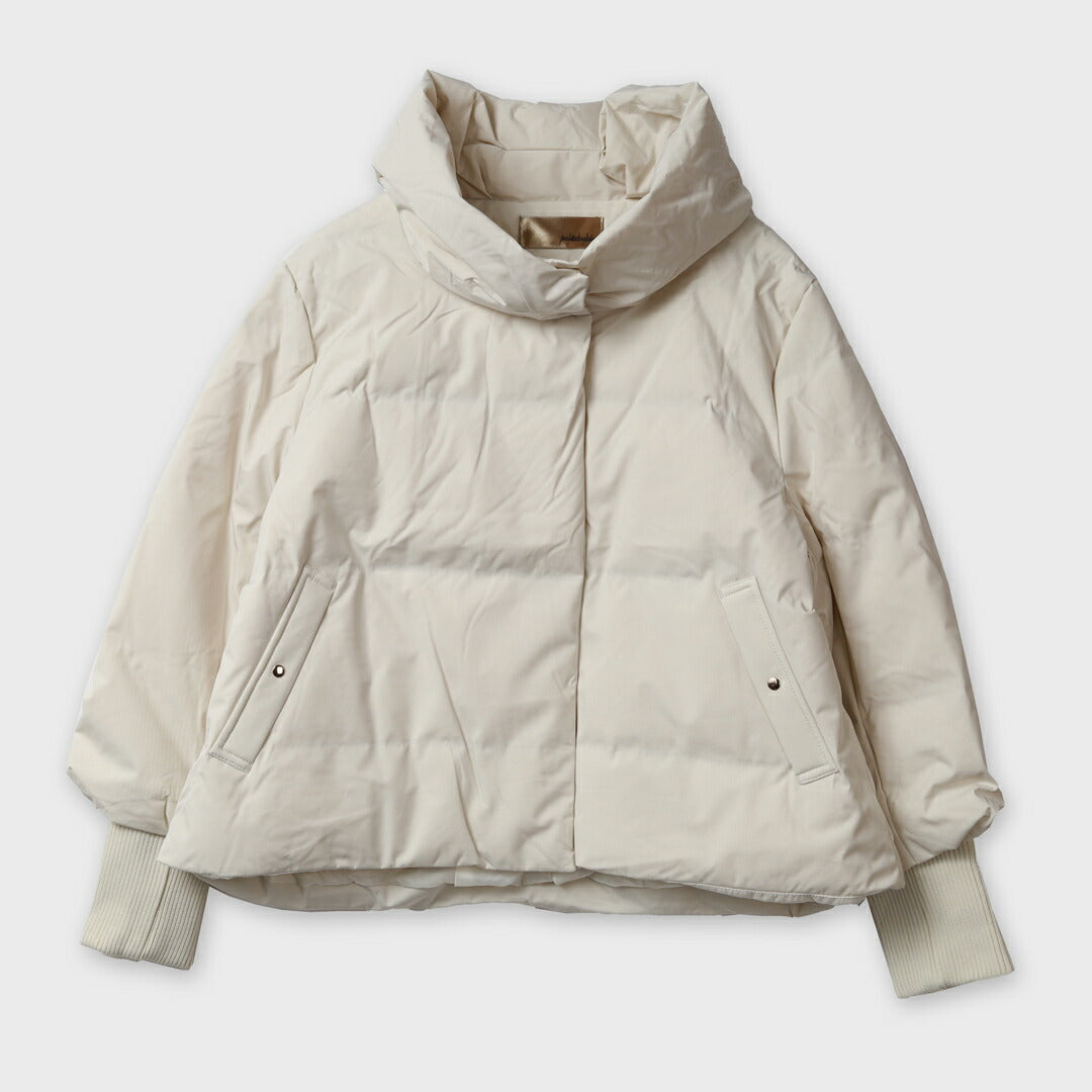 銀座マギー　エレガントなキルティングダウンニット ハイネックカラーダウンジャケット – 銀座マギー公式通販サイト