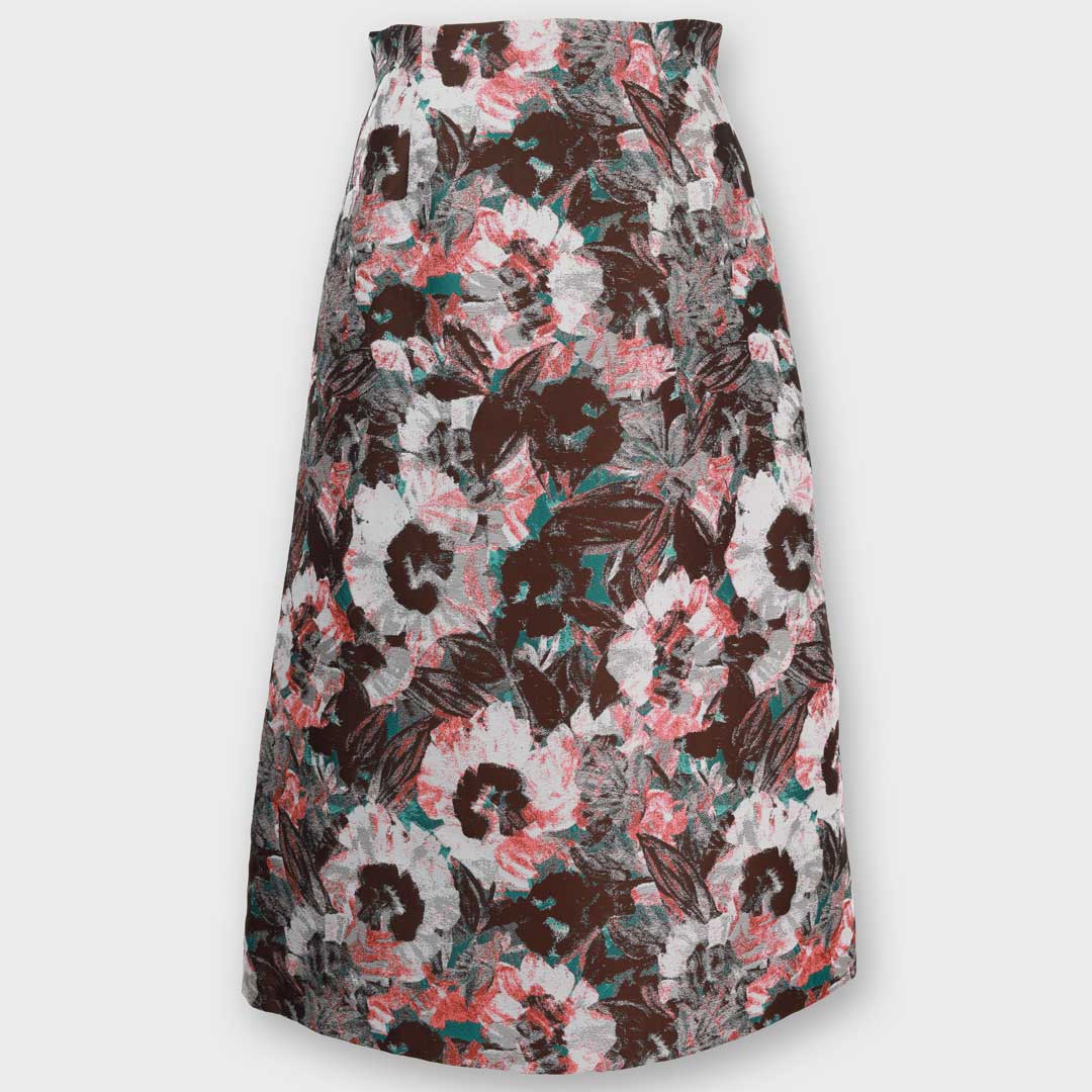 PLATINEビックフラワージャガードタイトスカート – 銀座マギー公式通販 