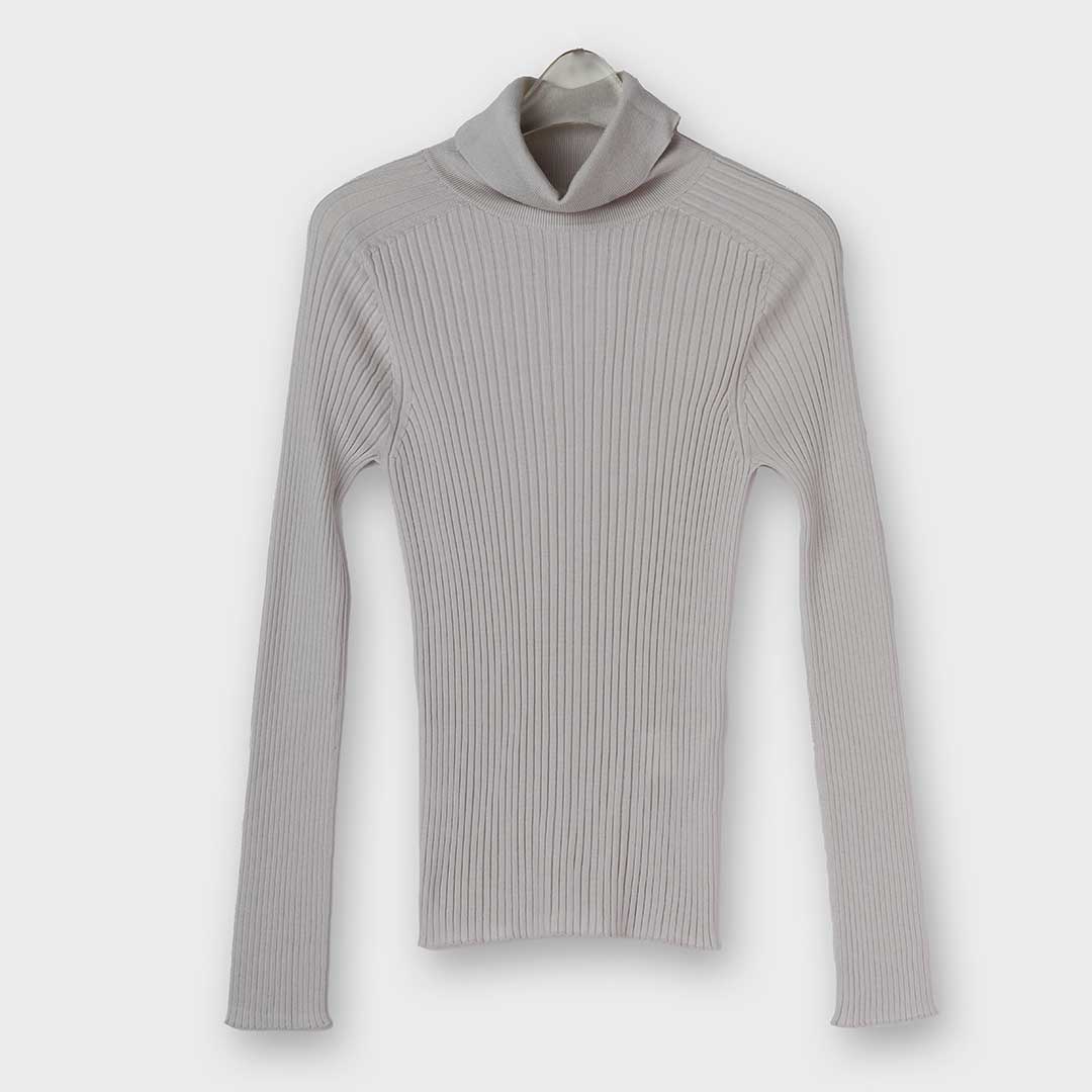 手洗い可】PLATINEエクセレントウールタートルニット – 銀座