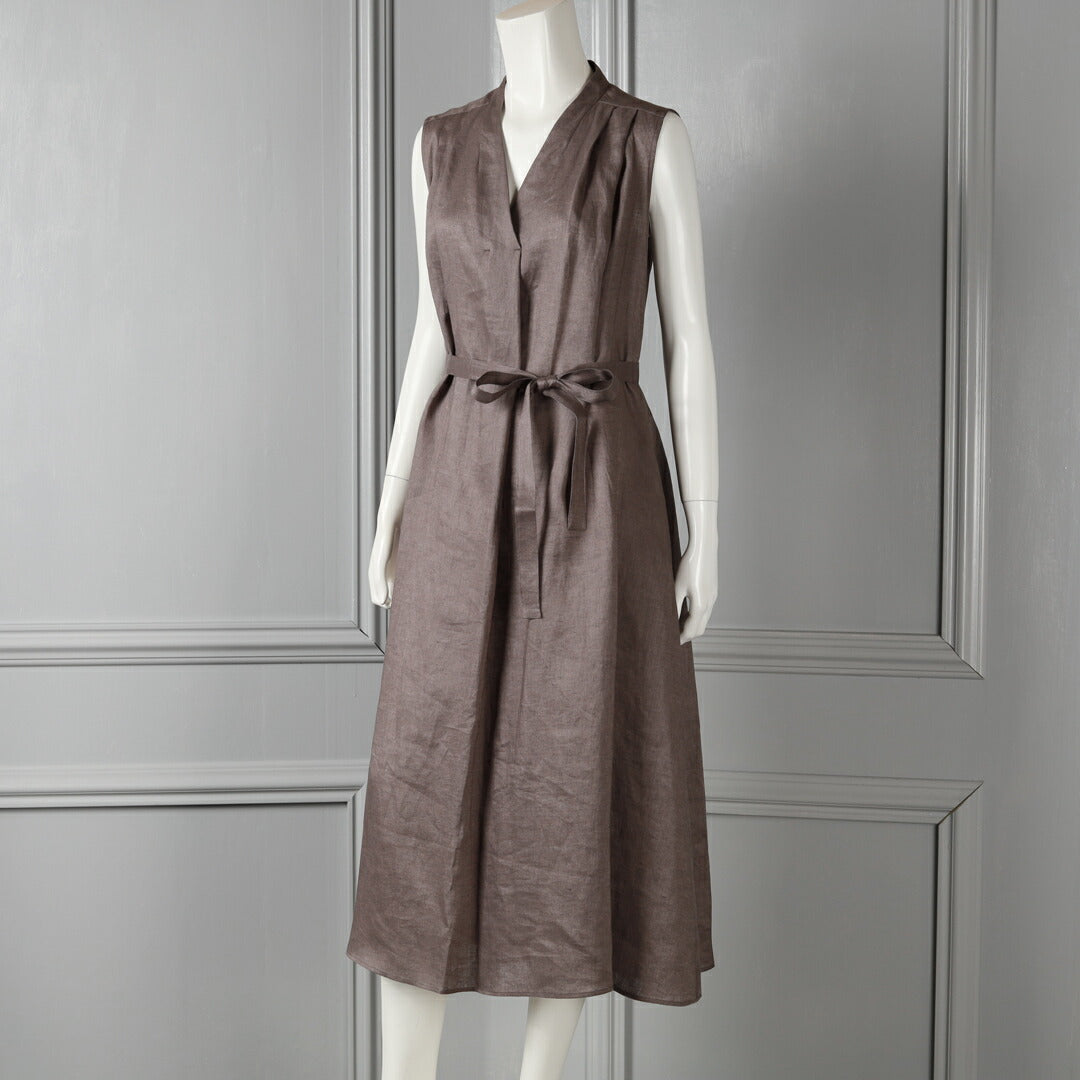 手洗い可】PLATIN Linen スキッパー ワンピース – 銀座マギー公式通販