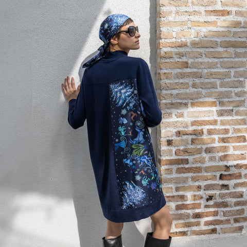 Classic Elegance ニット ワンピース