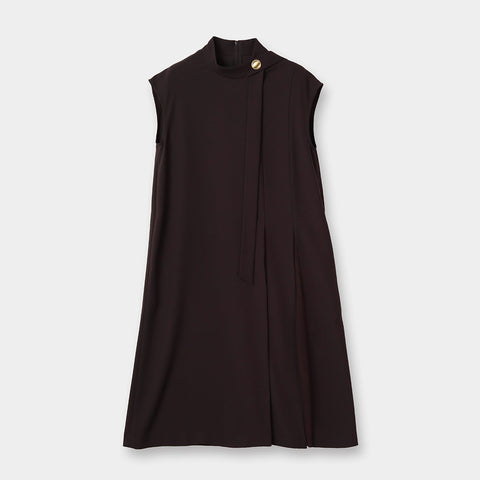 Comfortable Clothes クラシックフレンチスリーブ ワンピース