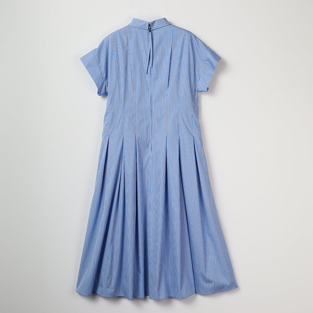 Comfortable Clothes クラシック フィット＆フレア シャツ ワンピース