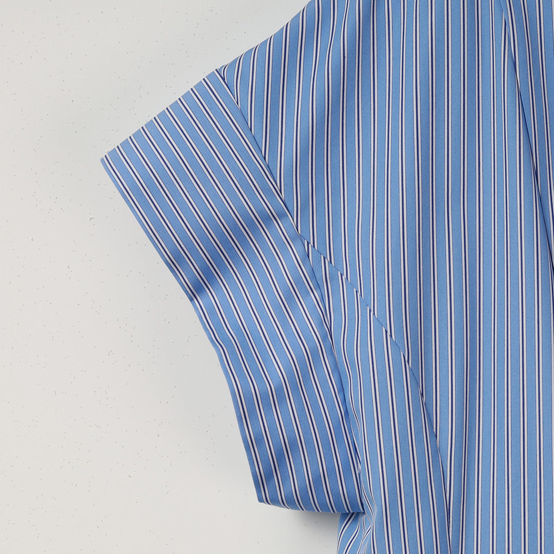 Comfortable Clothes クラシック フィット＆フレア シャツ ワンピース