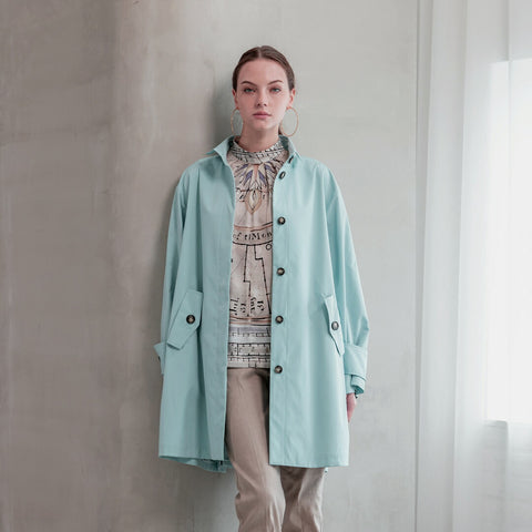 Comfortable Clothes ミディ丈トレンチコート