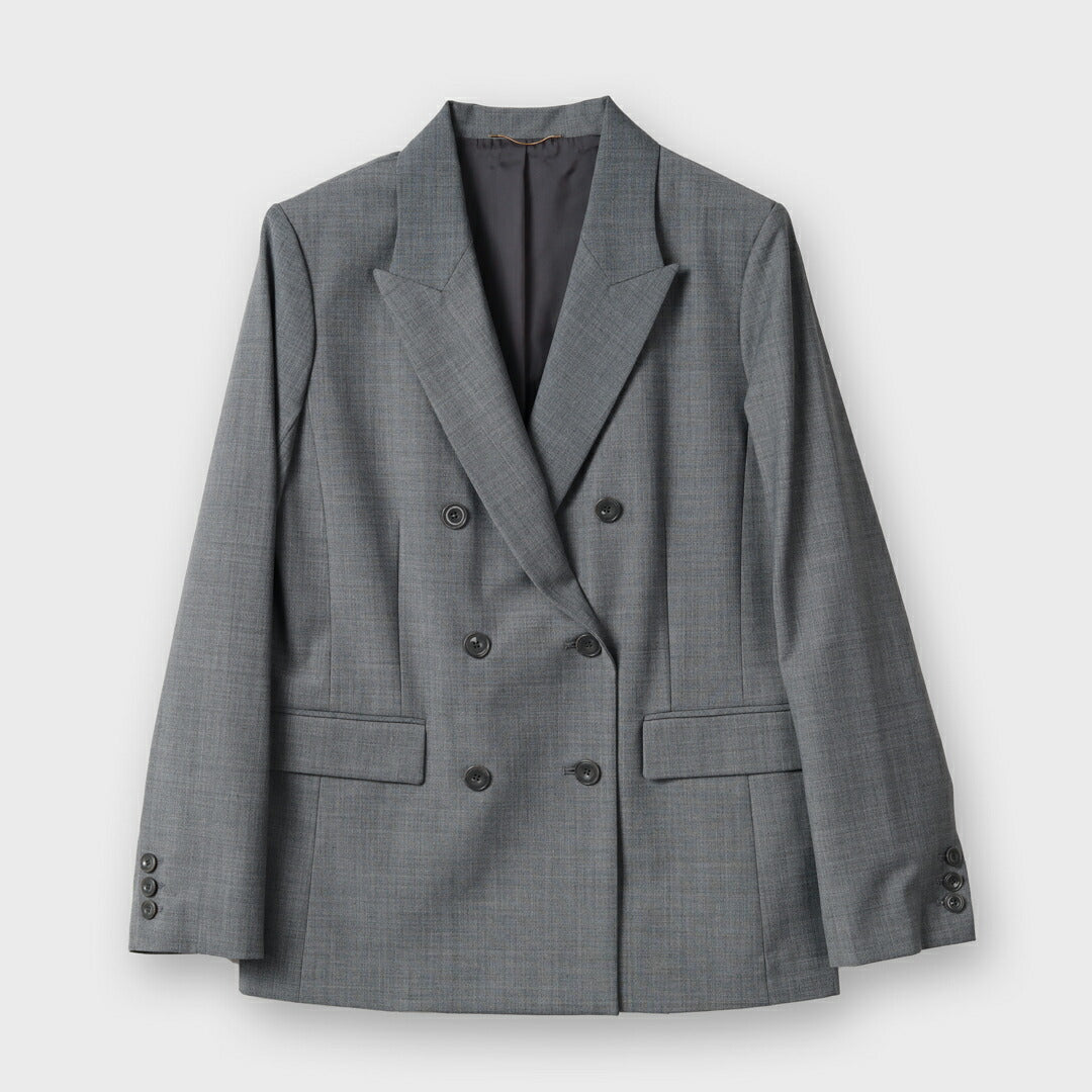 美品 XL ティノラス ボタニカル テーラードジャケット グレー 美品 XL ティノラス ボタニカル テーラードジャケット グレー