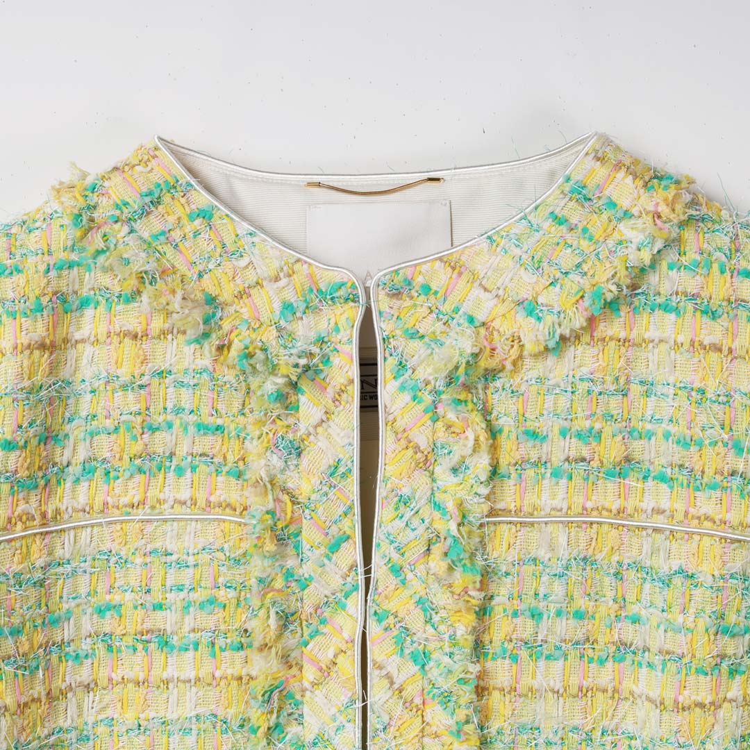 PLATINE Linton イエロー ツイード ジャケット – 銀座マギー公式通販サイト