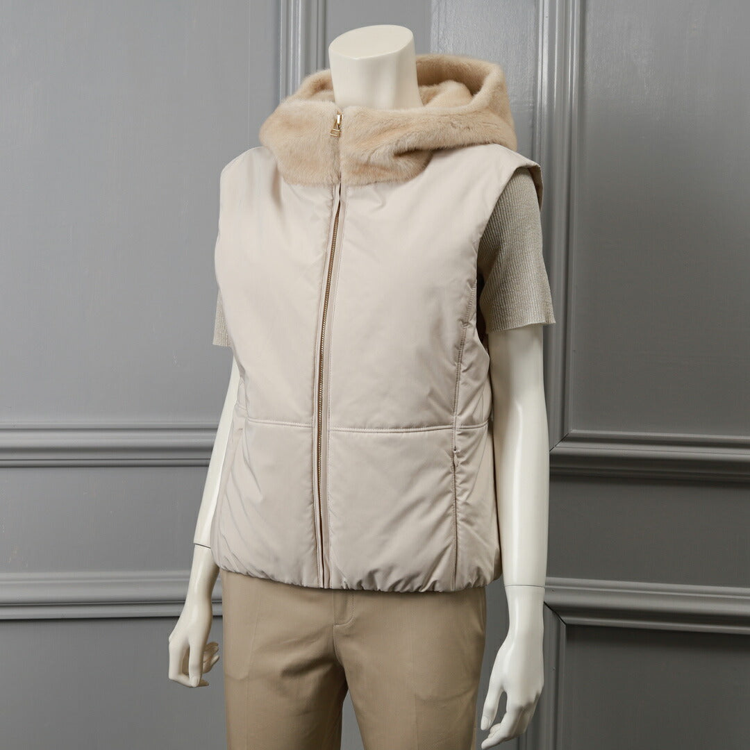 PLATINE ソフトタフタ ファー付 ジレ – 銀座マギー公式通販サイト