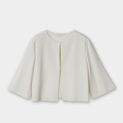 PLATINE Torchon Lace ミラノリブ クルーネック ニット ジャケット