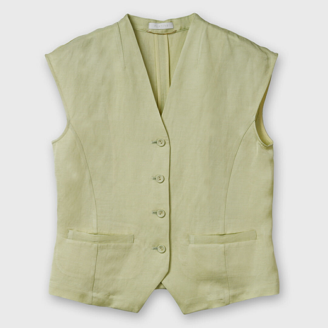 手洗い可】PLATINE Bright twill ジレ – 銀座マギー公式通販サイト