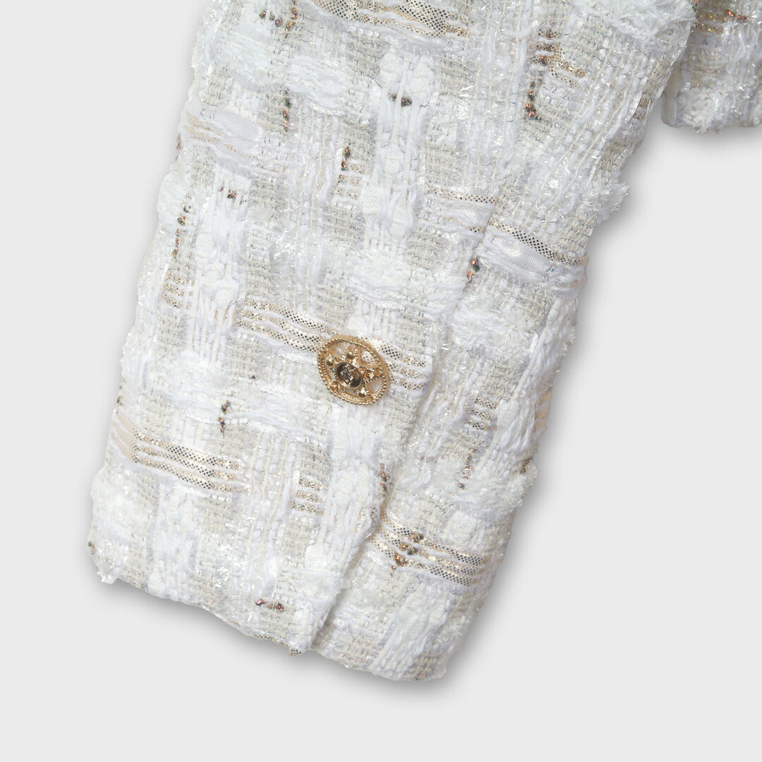 Classic Elegance ノーカラー ジャケット – 銀座マギー公式通販