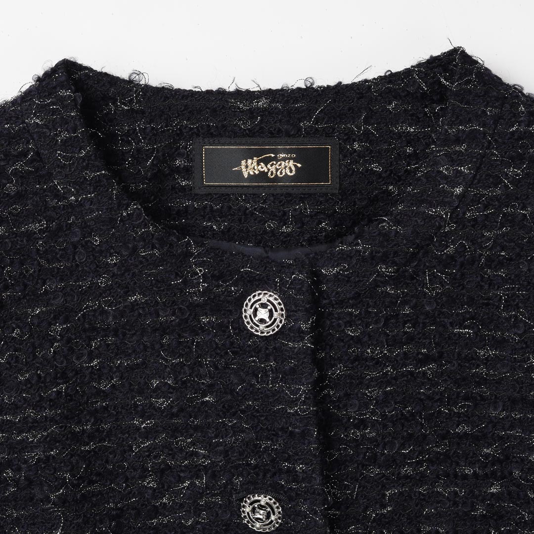 ウールモヘア ツイード クルードジャケット – 銀座マギー公式通販サイト