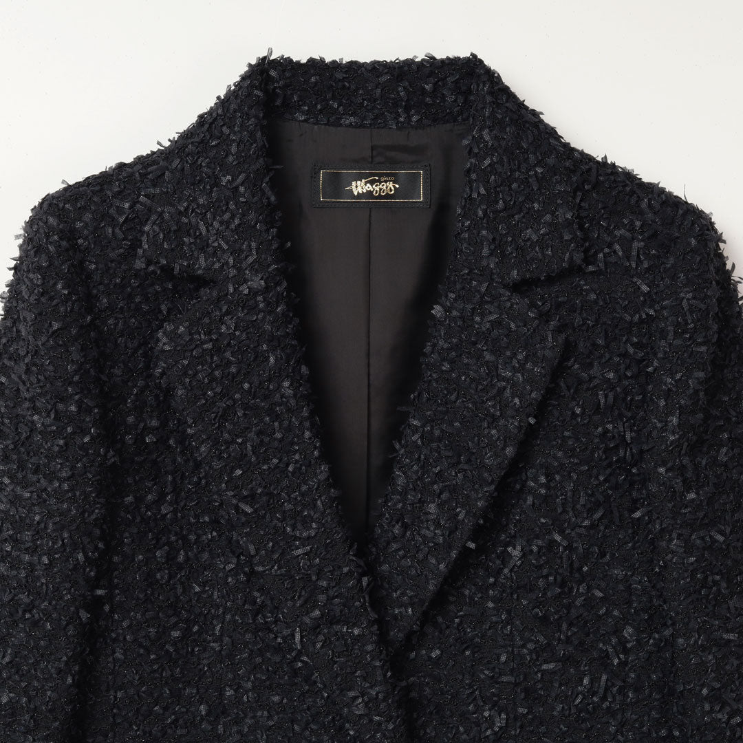 エルメス カシミヤ テーラードジャケット ツイード 馬車柄 キルティング　S HERMES】エルメス ジャケット テーラードジャケット ウール