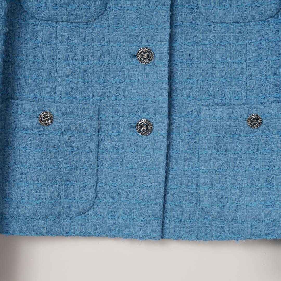 Classic Elegance オリジナルツイード ノーカラージャケット – 銀座