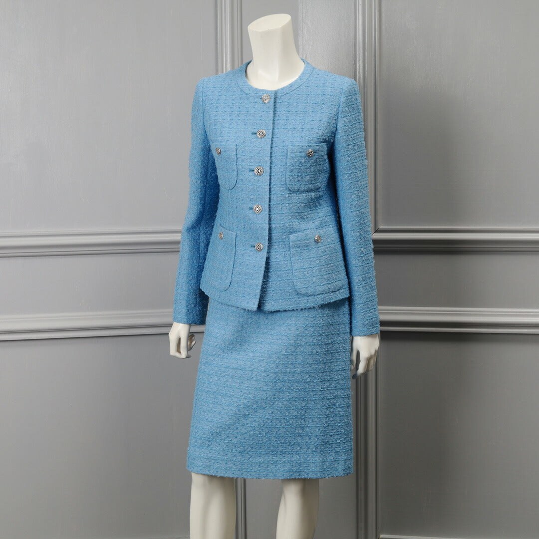 Classic Elegance オリジナルツイード ノーカラージャケット – 銀座