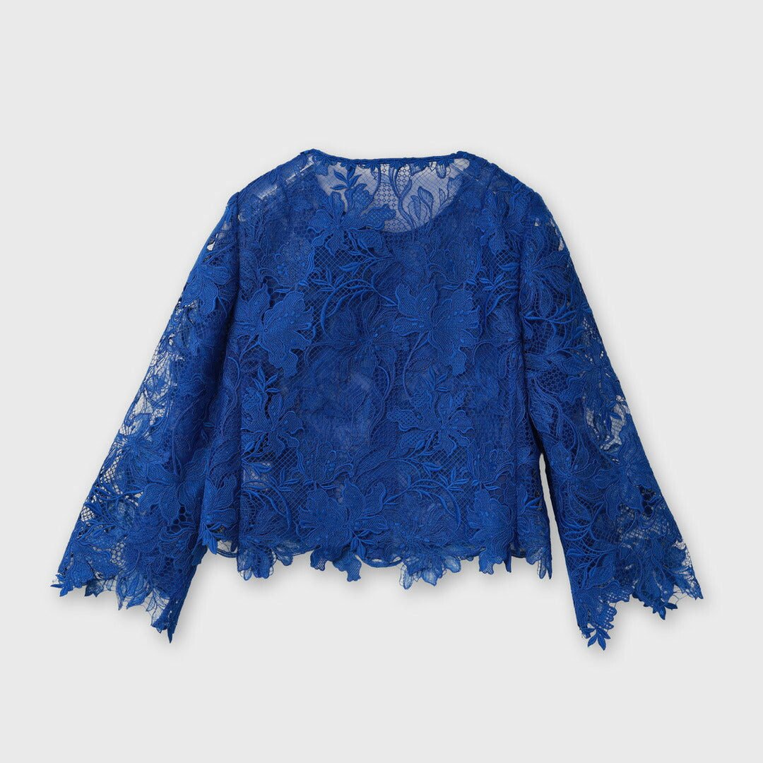 Styling Variation ユリ柄フラワーレース ノーカラージャケット – 銀座