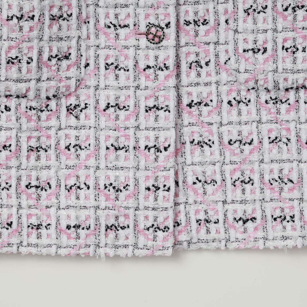 美品　銀座マギー　上質ツイード　ジャケット　ウールメイン　大きいサイズ42、XL 美品 銀座マギー 上質ツイード ジャケット ウールメイン 大きい