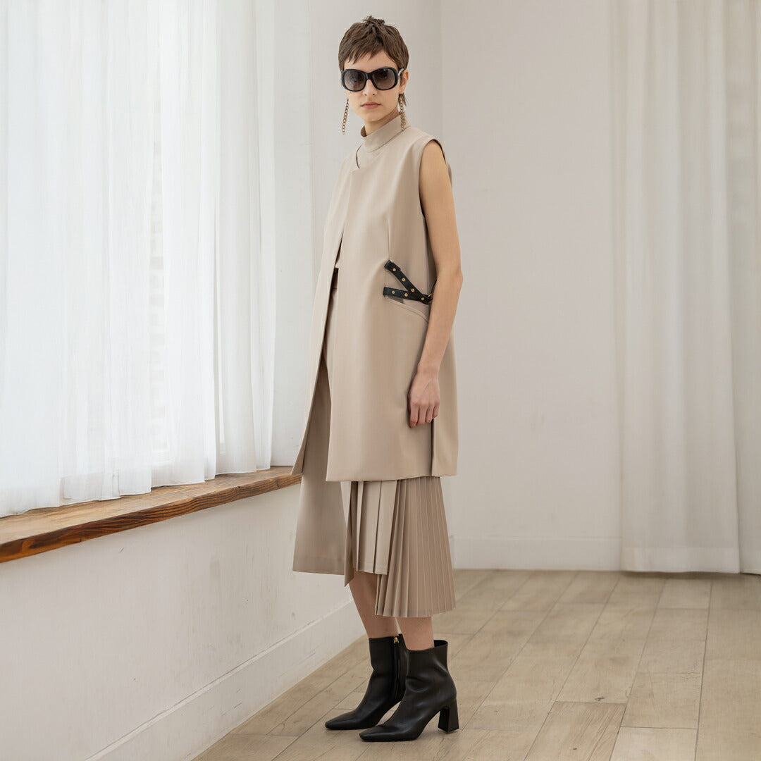 New Standard ＆ New Basic ノーカラー ロングジレ – 銀座マギー公式