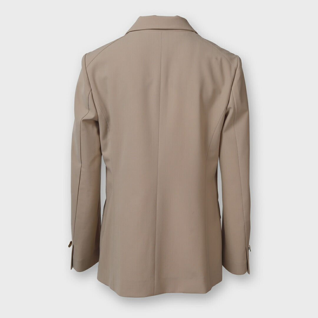 Theory ベージュ ダブルブレストジャケット サイズ00 Oversized double-breasted jacket/オーバーサイズダブル