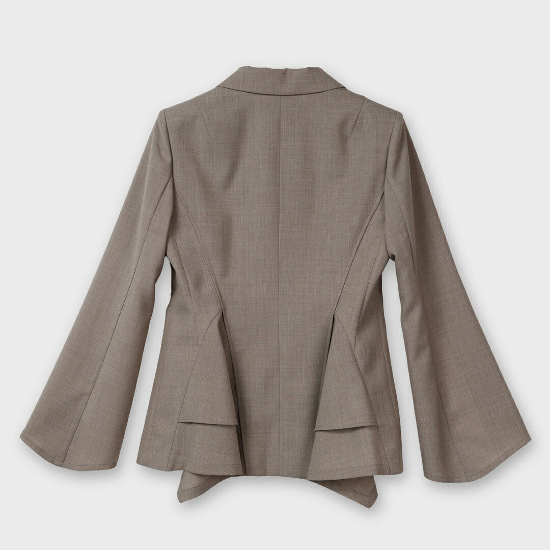 New Standard & New Basic ウール混 スリット スリーブ ジャケット