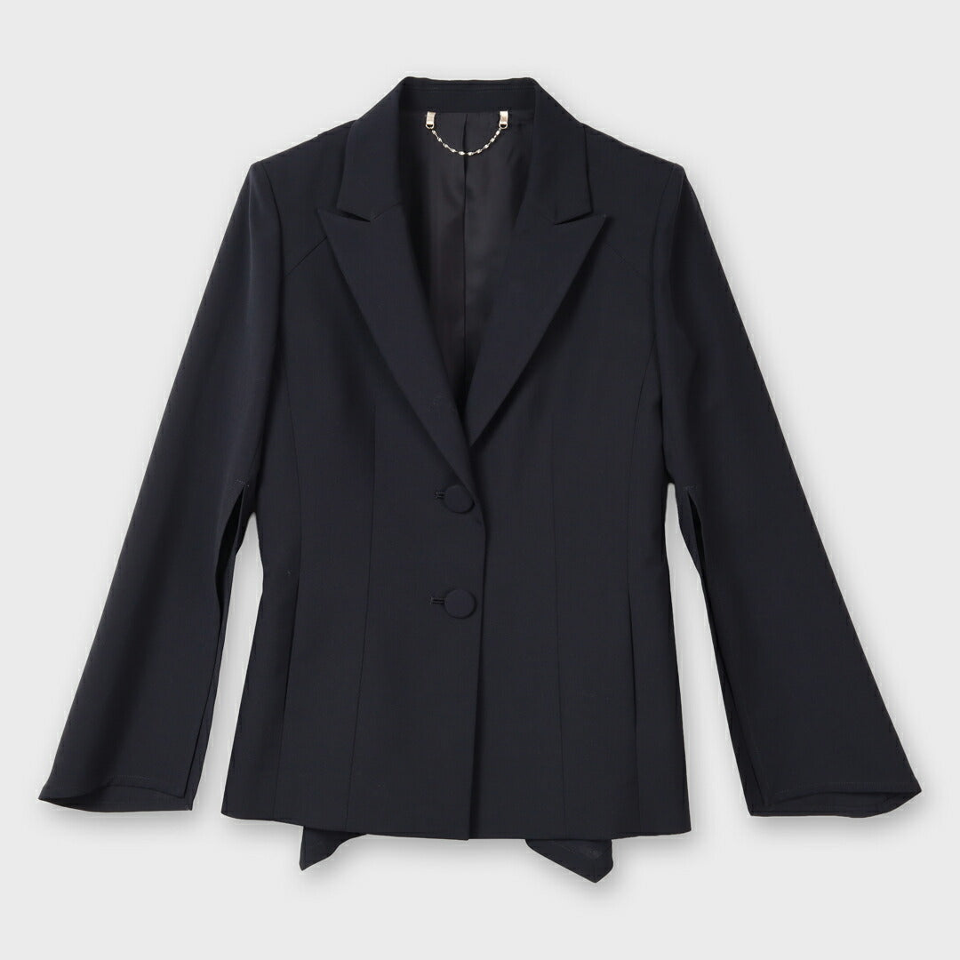New Standard & New Basic ウール混 スリット スリーブ ジャケット