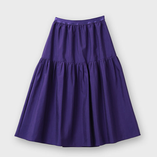 【手洗い可】PLATINE Vintage organdy ティアードスカート