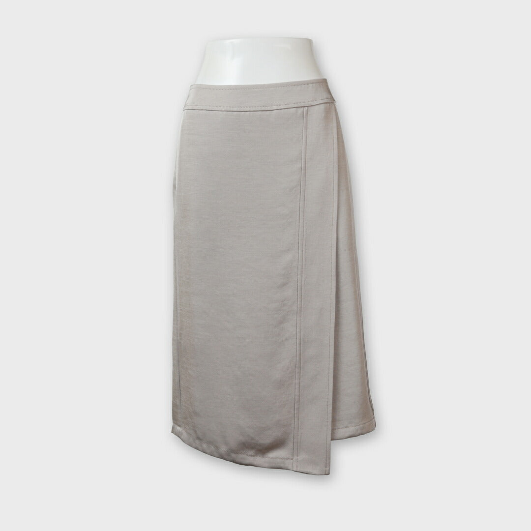 手洗い可】PLATINE French twill ラップ風 スカート – 銀座マギー公式