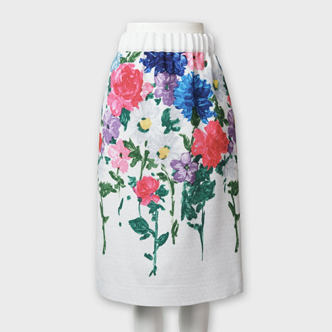 Fresh Color Options オリジナル フラワープリント スカート
