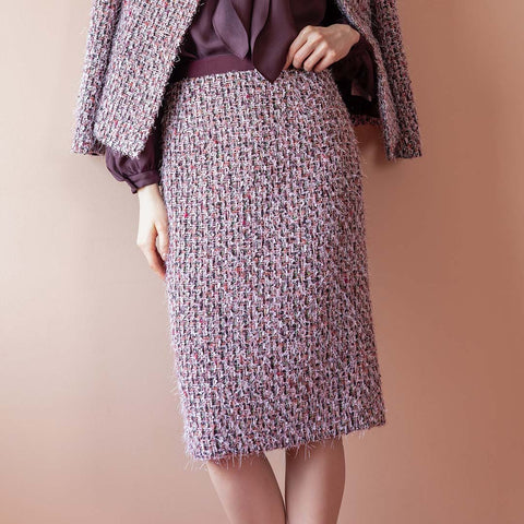 Classic Elegance LINTON ファンシーツイード タイトスカート