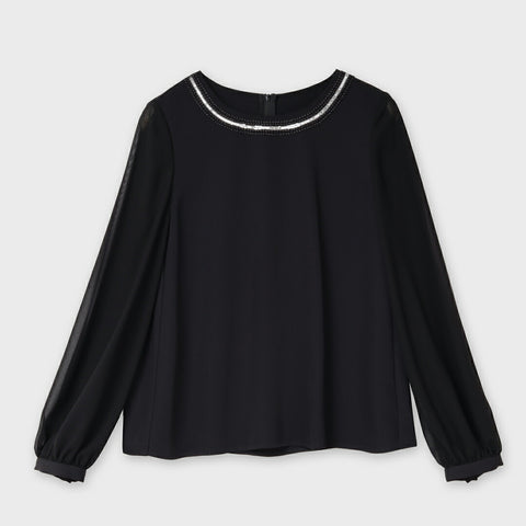 Classic Elegance 長袖 ブラウス