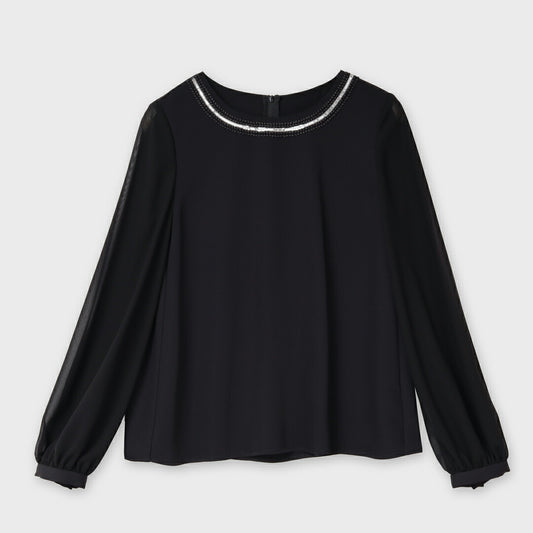 Classic Elegance 長袖 ブラウス