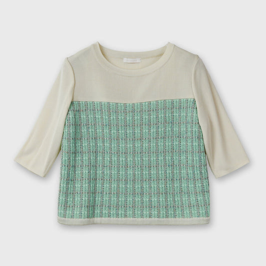 PLATINE Knit fancy tweed プルオーバー