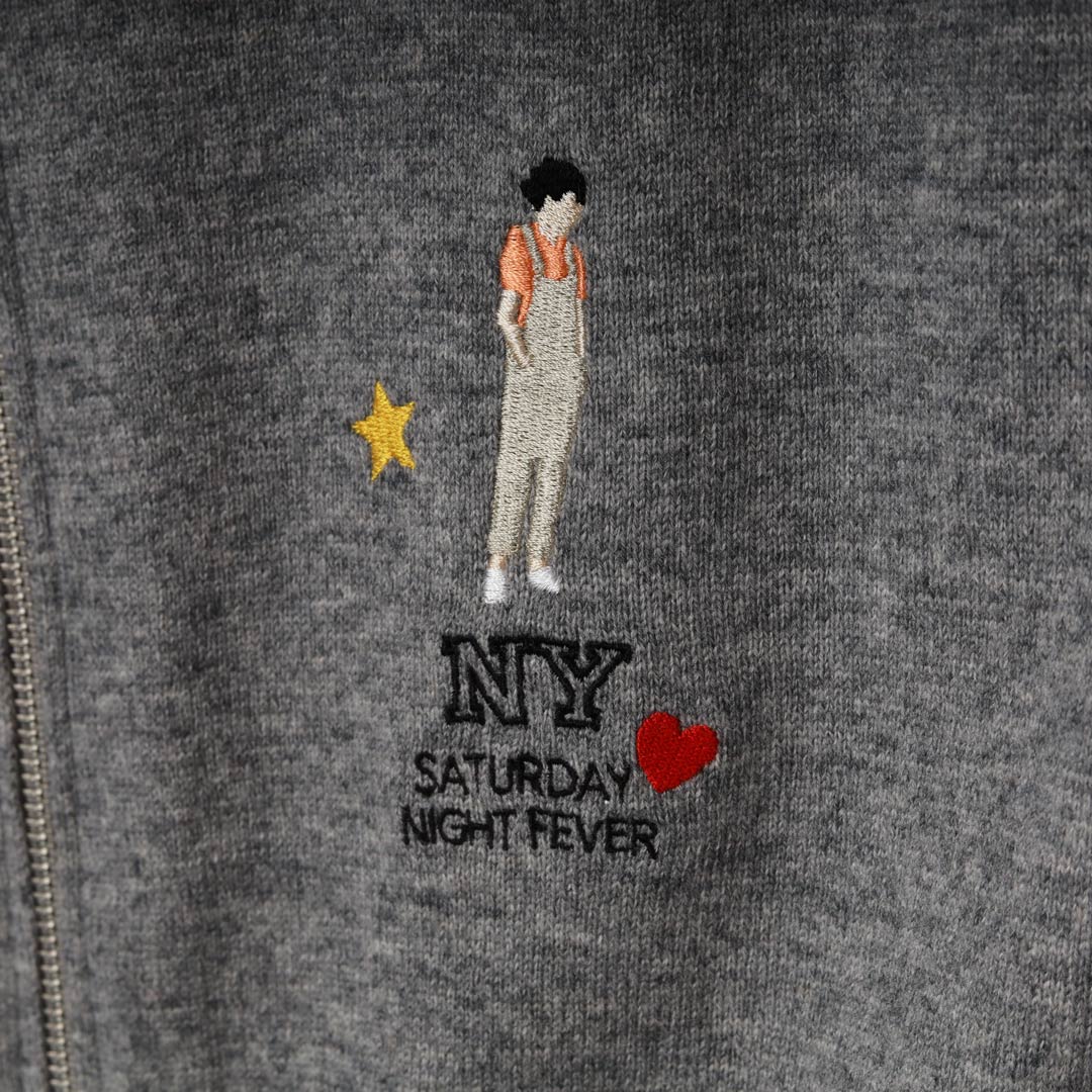 ポイント刺繍 ダブルジップ ニット パーカー – 銀座マギー公式通販サイト