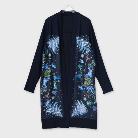 Classic Elegance ロング カーディガン