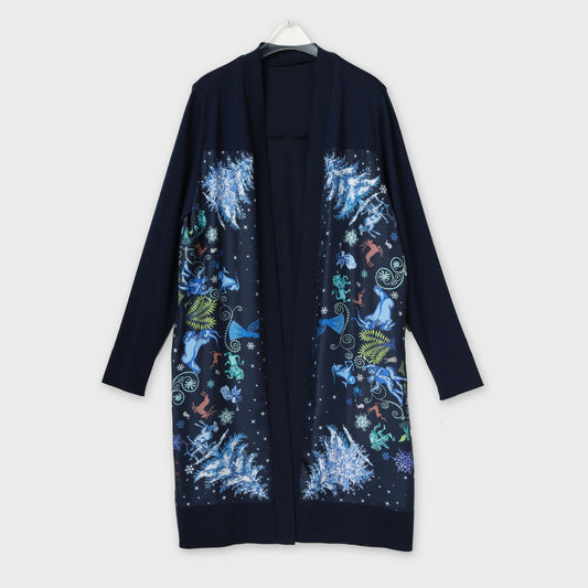 Classic Elegance ロング カーディガン