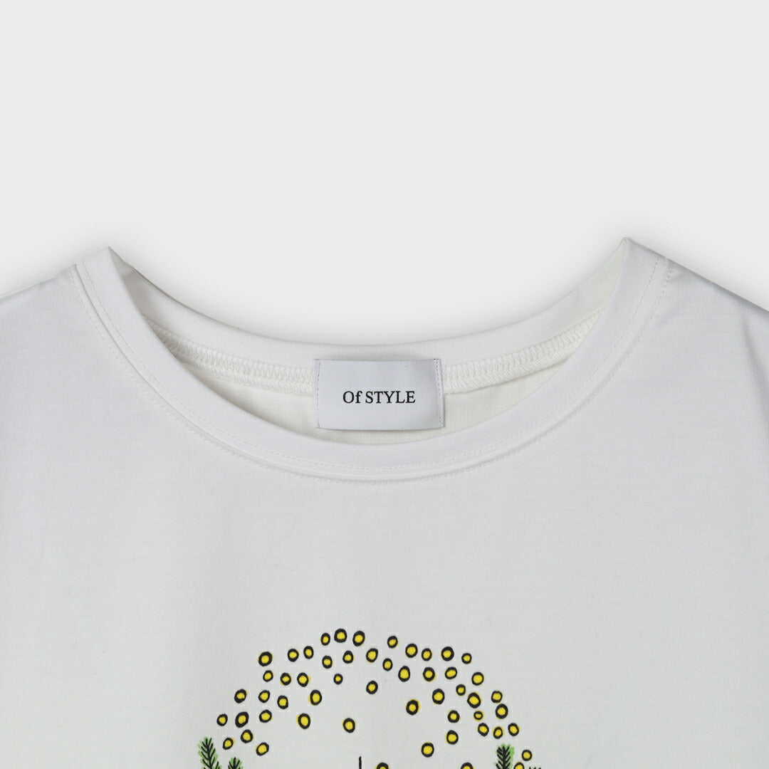 手洗い可】エッフェル塔×ミモザ オリジナル Tシャツ – 銀座マギー公式