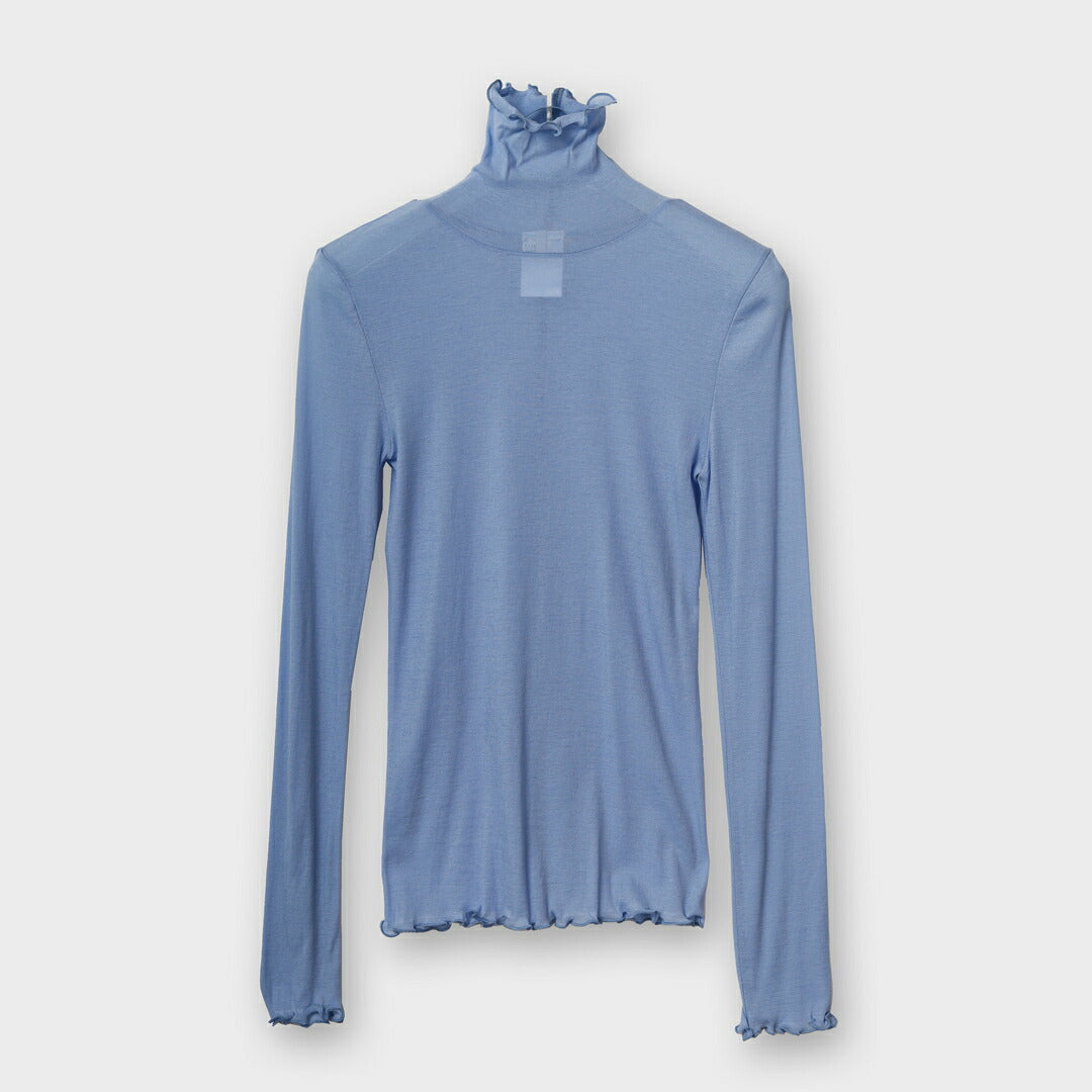 手洗い可】PLATINE Sheer jersey ハイネックプルオーバー – 銀座マギー