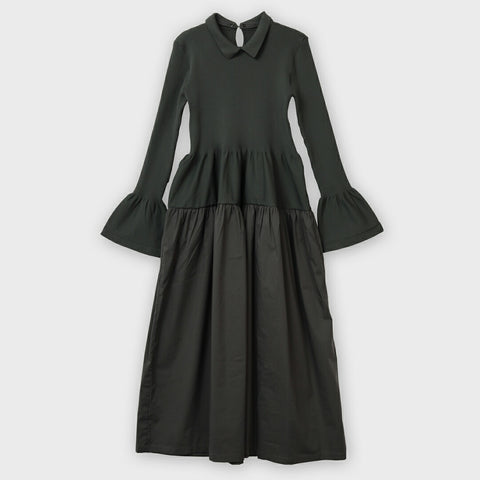 【手洗い可】フィット&フレア 2WAY ニットワンピース