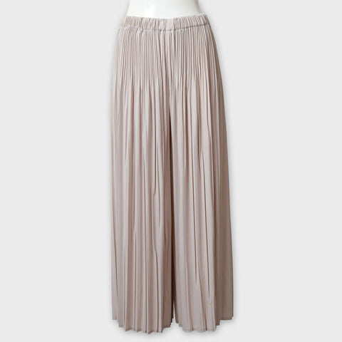 プリーツ パンツ 冷感素材