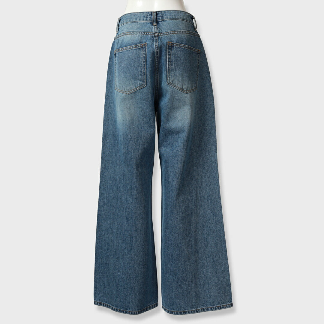 手洗い可】ハート スタッズ ワイド パンツ – 銀座マギー公式通販サイト