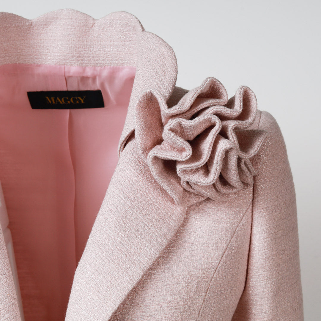 バーバリー　ロンドン　テーラードジャケット　麻100％　リネン　XL ピンク バーバリー ロンドン テーラードジャケット 麻100％ リネン XL ピンク