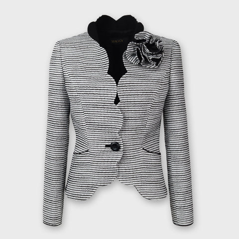 前立てスカラップデザイン ジャケット