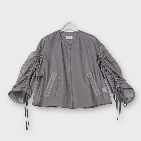 ドロストスリーブ シアーショートブルゾン